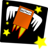 Flying Book Clip Art